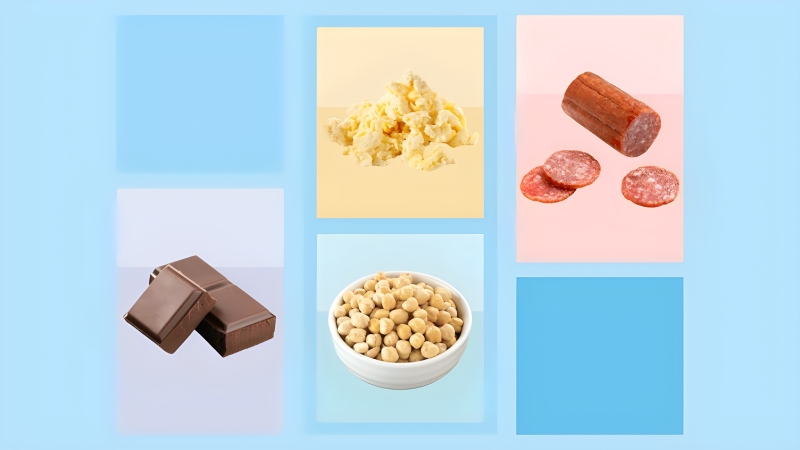 منابع غذایی حاوی تیرامین